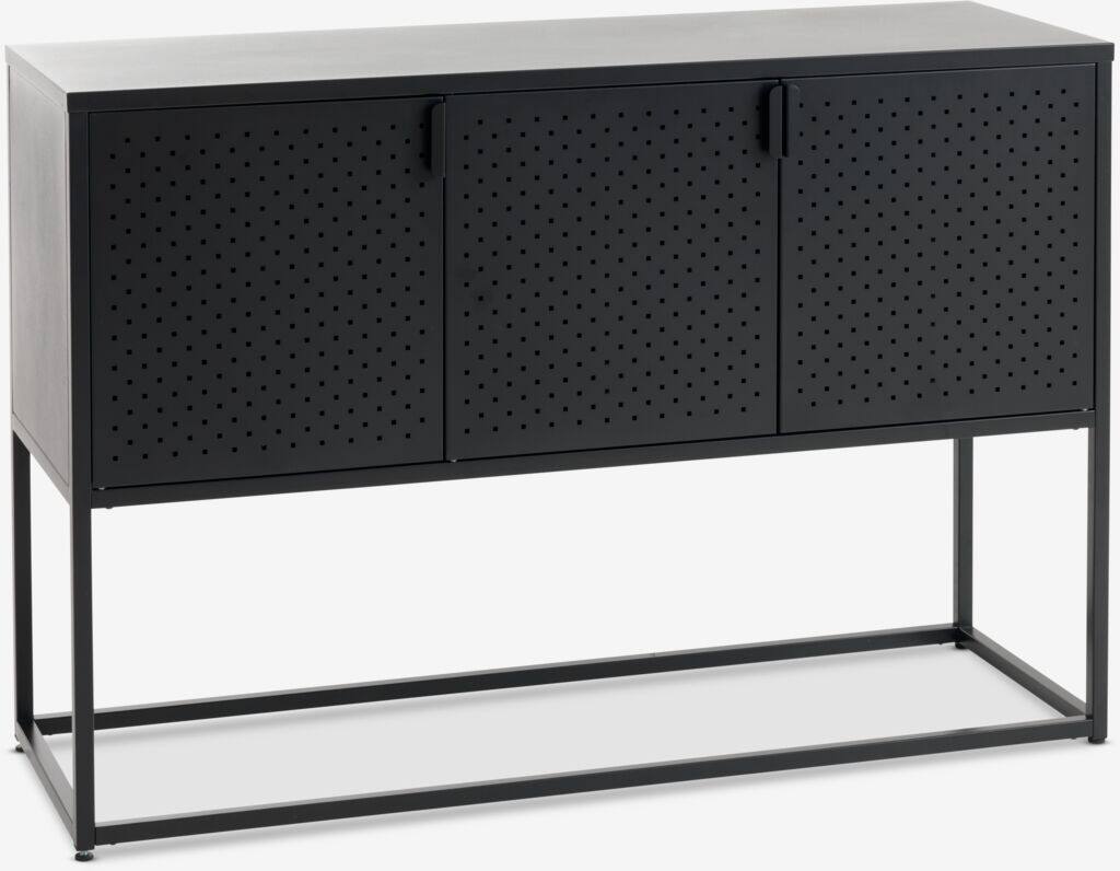 VIRUM VIRUM 3-dørs kommode, sort