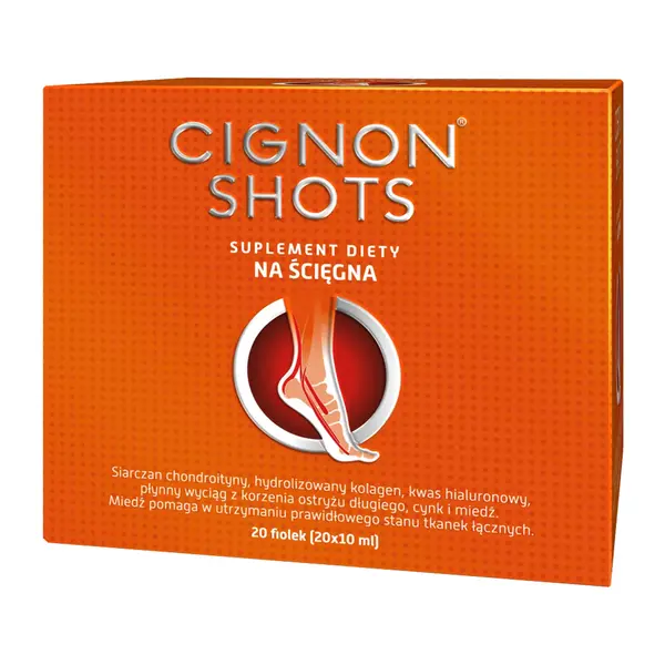 Cignon Shots, płyn doustny na ścięgna, 20 x 10 ml
