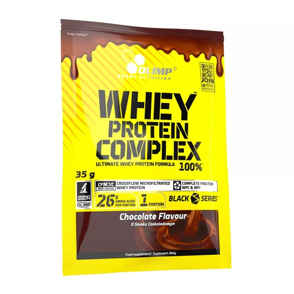 Olimp Whey Protein Complex 100%, proszek, smak czekoladowy, 35 g