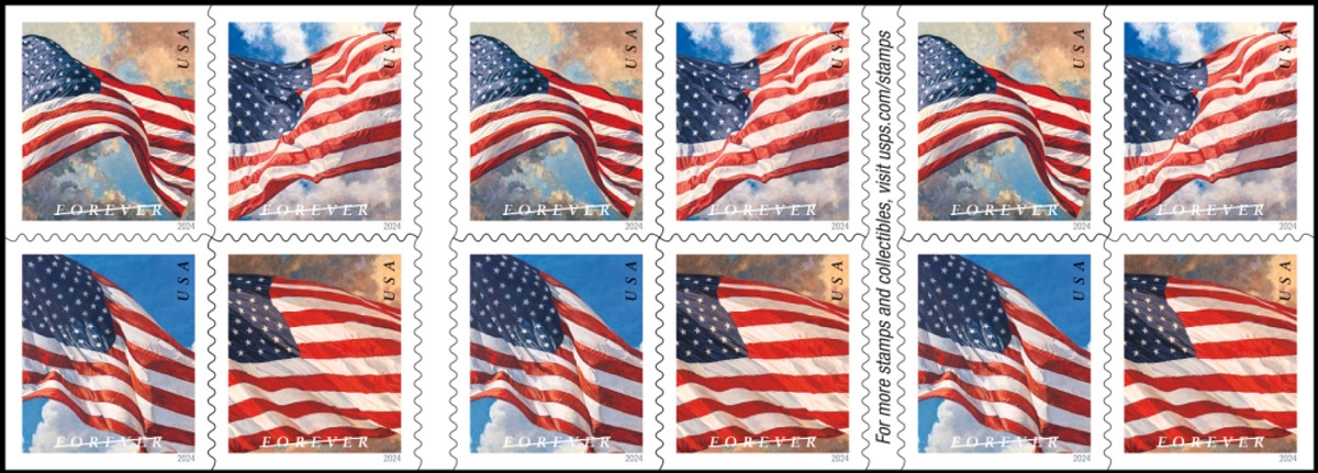 2024 Flag Forever Stamps Sheets Booklets