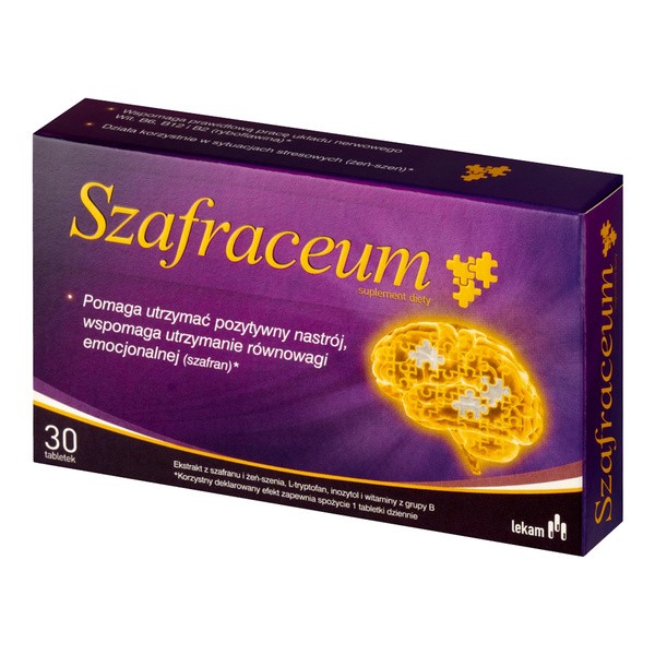 Szafraceum, tabletki powlekane, 30 szt.