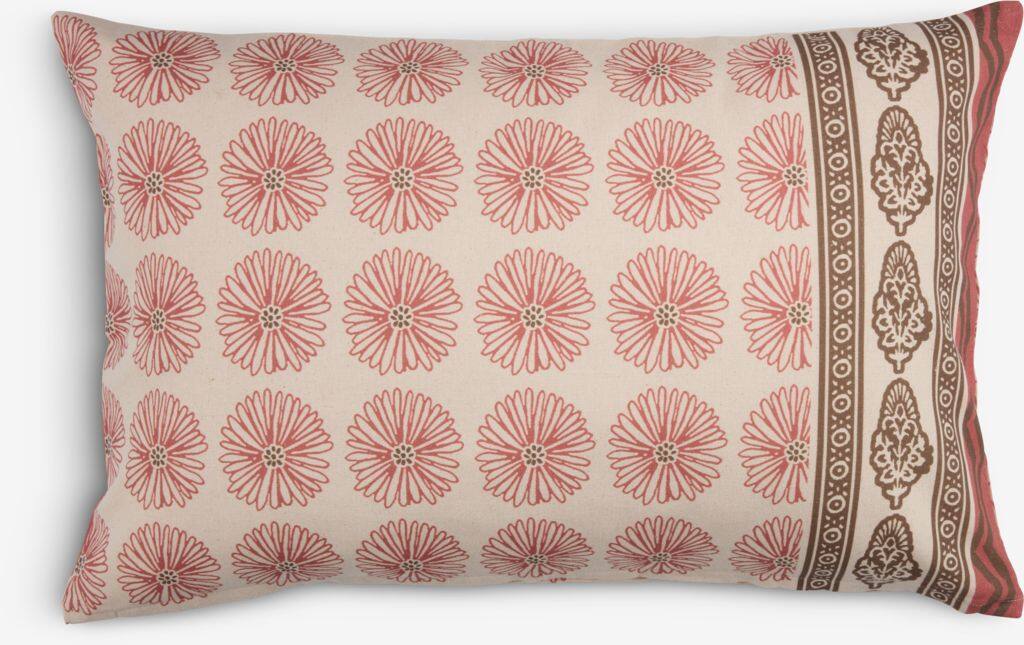 KATTEPOTE Dekorativt pudebetræk KATTEPOTE 40x60 pink/brun