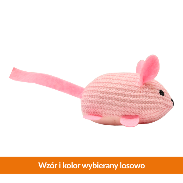 Duvoplus Cat Toy, pluszowa myszka z kocimiętką mix, 1 szt.