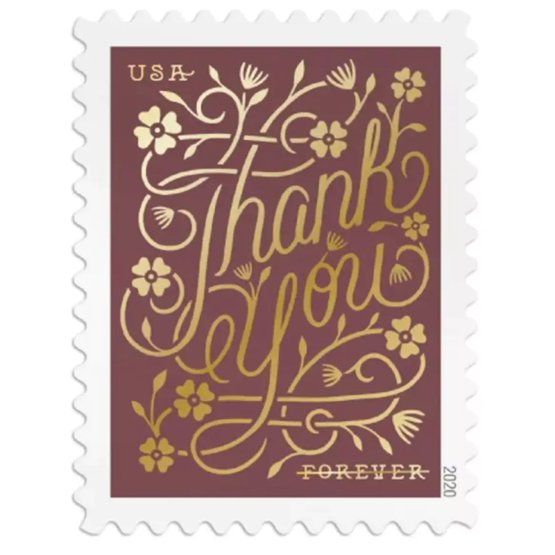 (2020) USPS Thank You Forever Postage Stamps