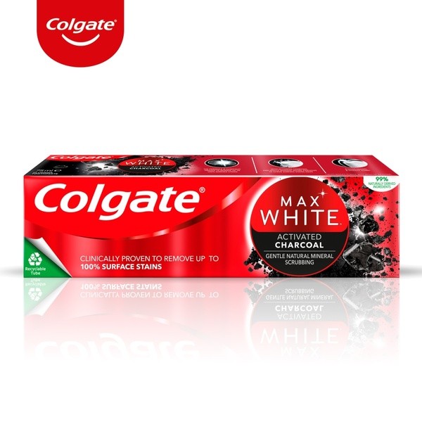 Colgate Max White Activated Charcoal, pasta do zębów, 20 ml