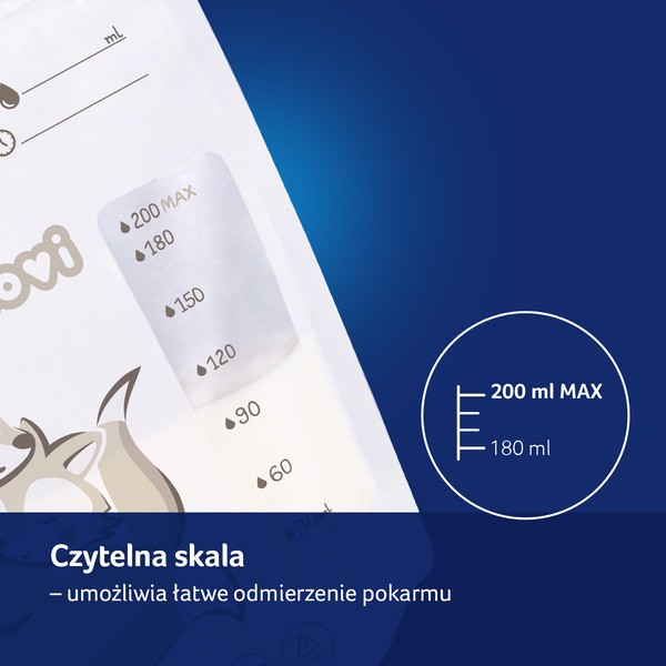 Canpol Lovi, torebki do przechowywania pokarmu, 25 szt.