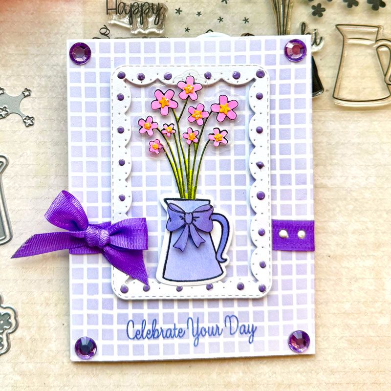 Thoughtful Flowers Clear Stamp Set of 15