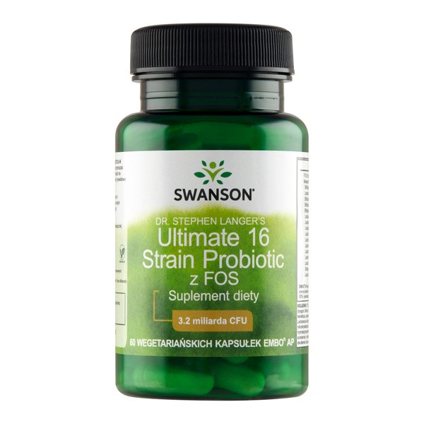 Swanson Ultimate 16 Strain Probiotic, kapsułki, 60 szt.
