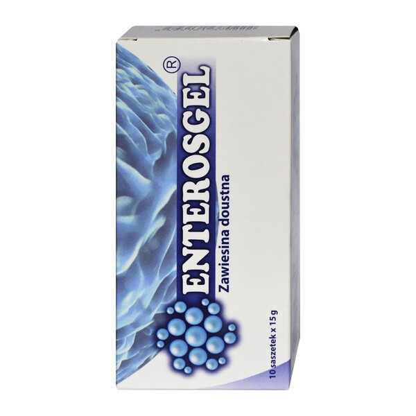 Enterosgel, zawiesina doustna, środek detoksykujący, 15 g, 10 saszetek