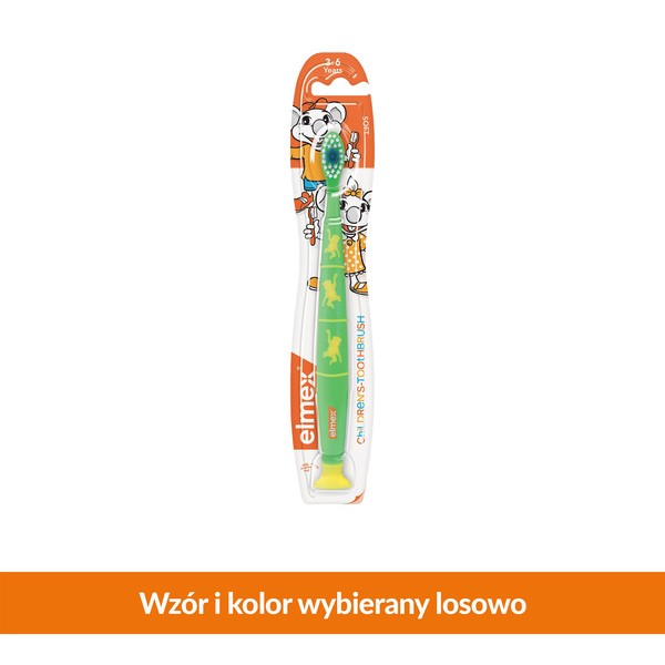 Elmex, szczoteczka od zębów dla dzieci 3-6 lat, miękka, 1 szt.
