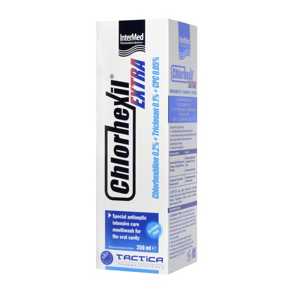 Chlorhexil Extra, płyn do płukania jamy ustnej, 250 ml
