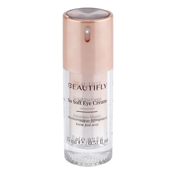 Beautifly, So Soft Eye Cream, rozświetlająco-liftingujący krem pod oczy, 15 ml