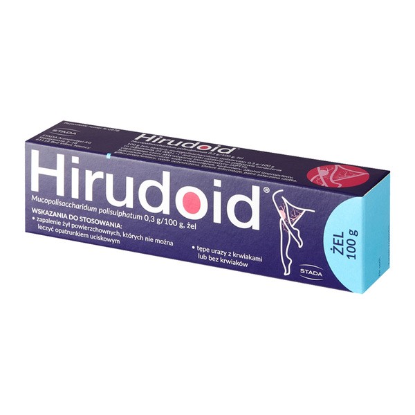 Hirudoid, 0,3 g/100 g, żel, 100 g
