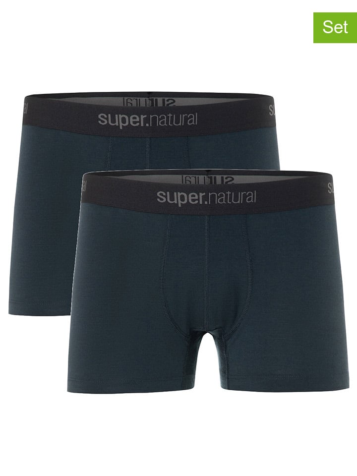 super.natural 2er-Set: Funktionsboxershorts in Dunkelblau günstig kaufen