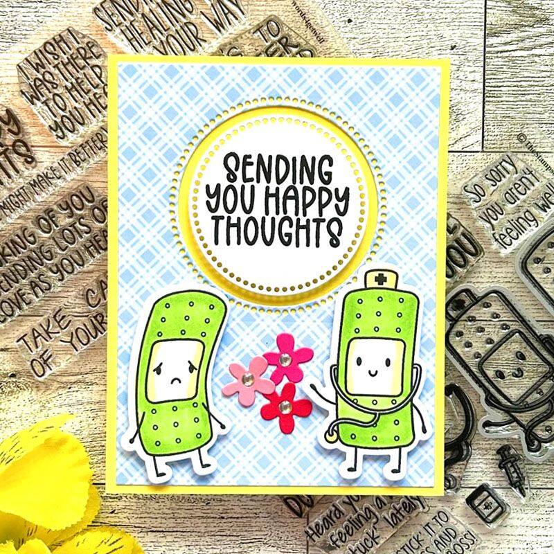 Words for Get Well Clear Stamp Set