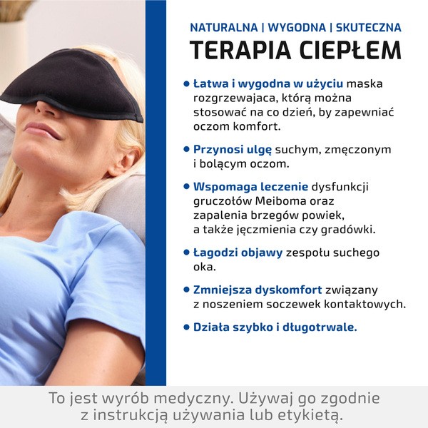 Blepha Eyebag, maska rozgrzewająca na oczy, 1szt.