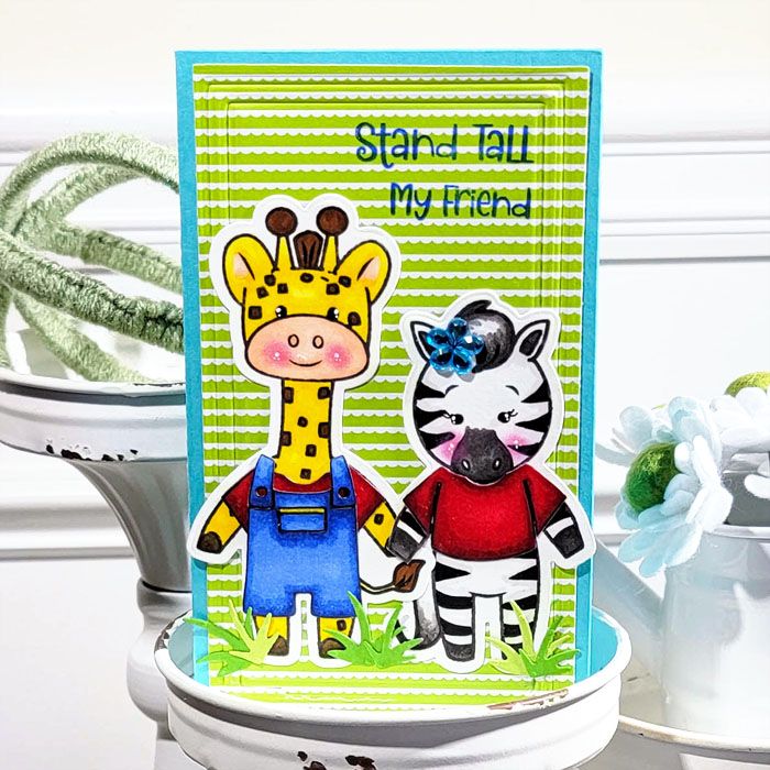 Little Peeps Giraffe & Horse Clear Stamp Set