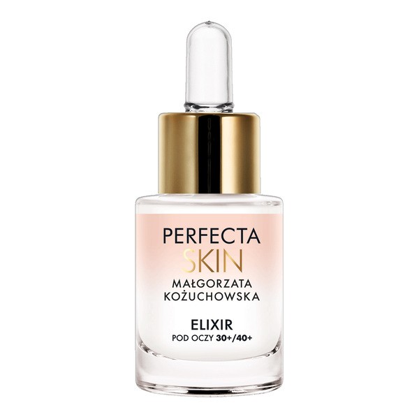 Perfecta Skin Małgorzata Kożuchowska, nawilżająco-wygładzający elixir pod oczy, 30+, 15 ml