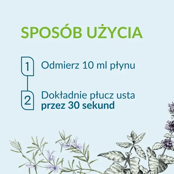Sylveco, płyn do płukania jamy ustnej, ziołowy, 500 ml