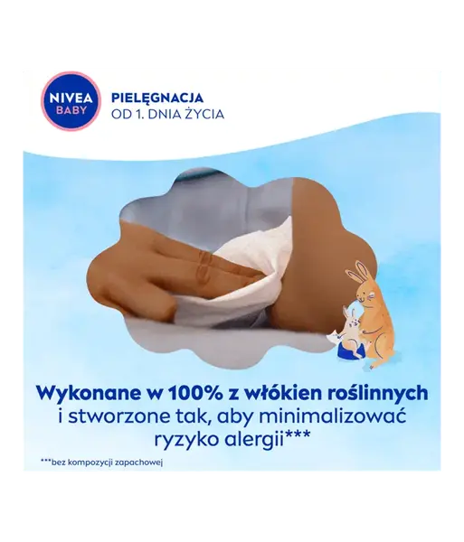 Nivea Baby Toddies, chusteczki biodegradowalne, 57 szt.