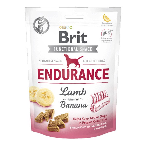 Brit Care Dog Functional Snack Endurance Lamb, przysmaki dla psów, 150 g