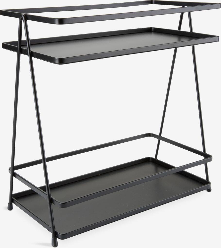 NACKA Badeværelseshylde NACKA B14xD26xH28cm sort