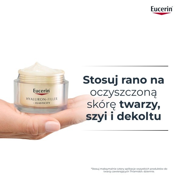 Eucerin Hyaluron-Filler + Elasticity, krem na dzień SPF 15, do skóry dojrzałej, przeciwzmarszczkowy, 50 ml