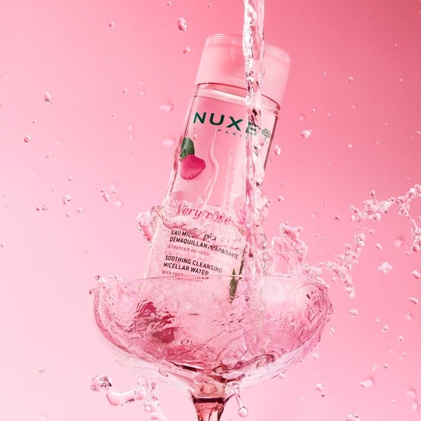 Nuxe Very Rose, łagodząca woda micelarna 3w1, 400 ml