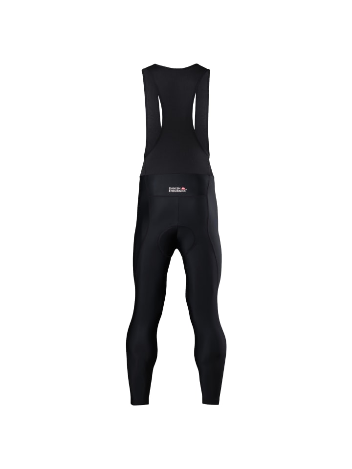 DANISH ENDURANCE Fahrradhose Cycling Bib in schwarz günstig kaufen