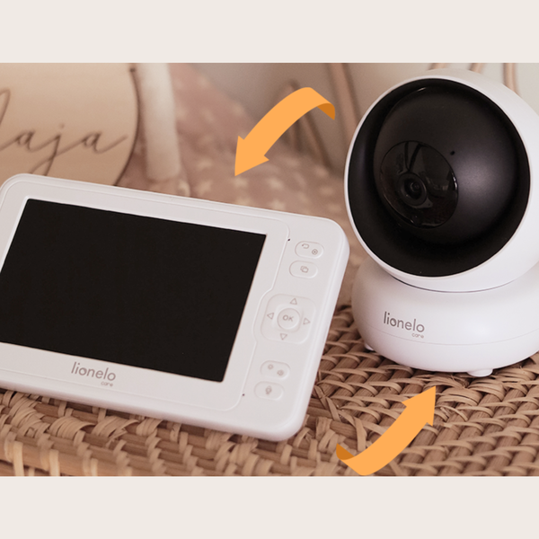 Lionelo Babyline 8.3, niania elektroniczna, biała, 1 szt.