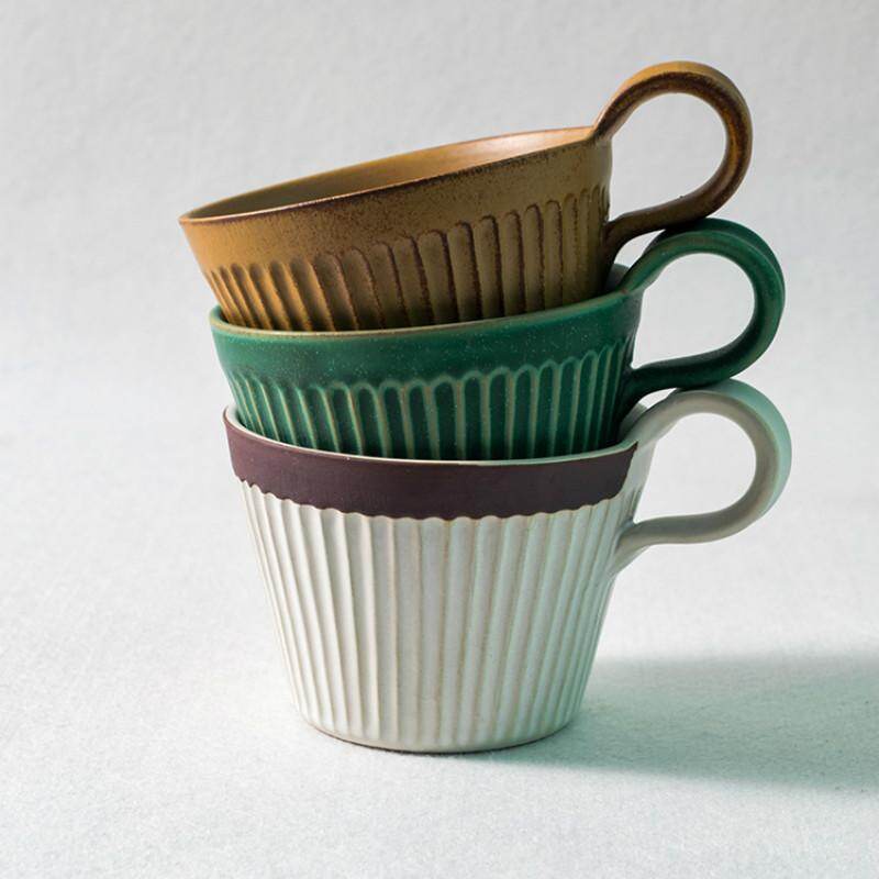 Prosty, retro kubek do kawy, ceramiczny, ręcznie robiony, duża pojemność, japoński, oryginalny, kreatywny, ceramiczny kubek Caneca, naczynia kuchenne DB60MK