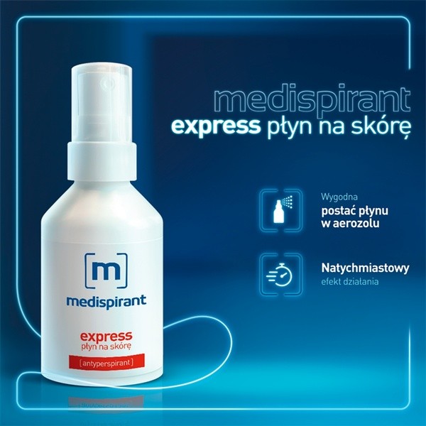 Medispirant express, płyn na skórę, 50 ml