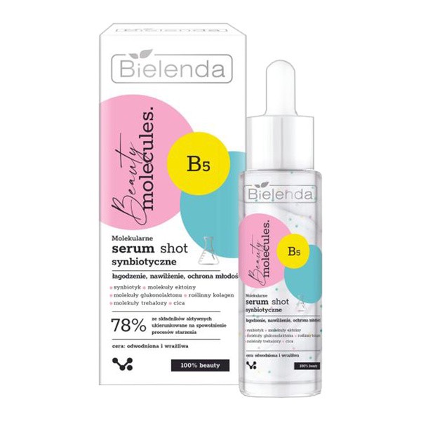 Bielenda Beauty Molecules, synbiotyczne serum shot, 30 g