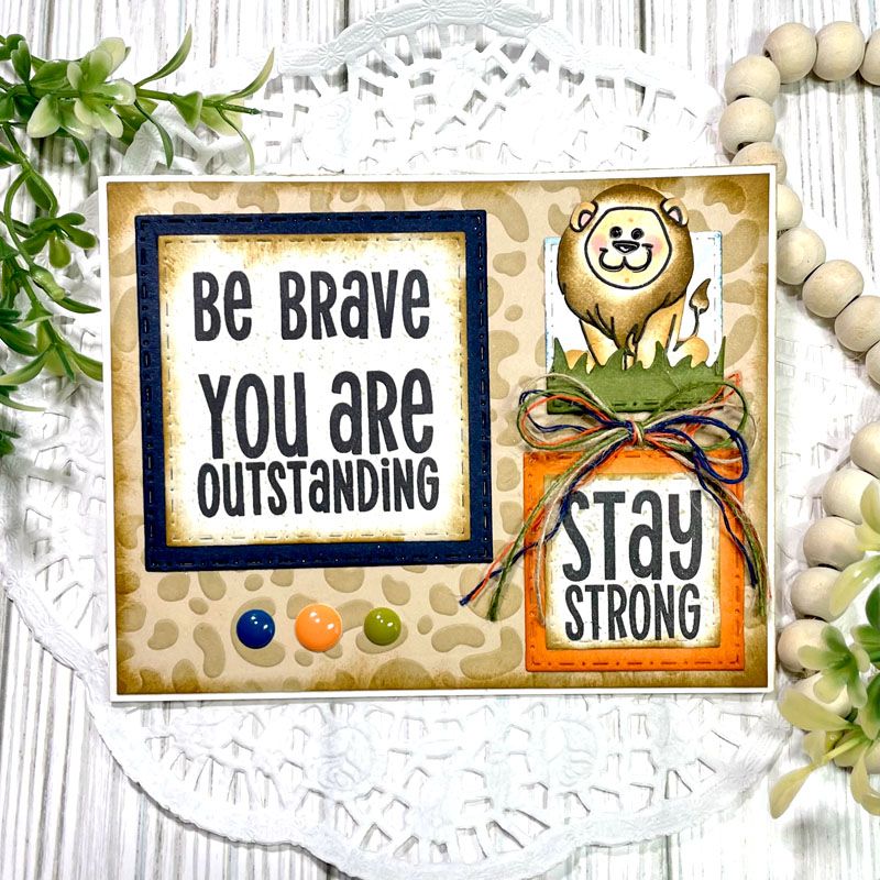 Bold Inspirations Clear Stamp Set 8 Stamps