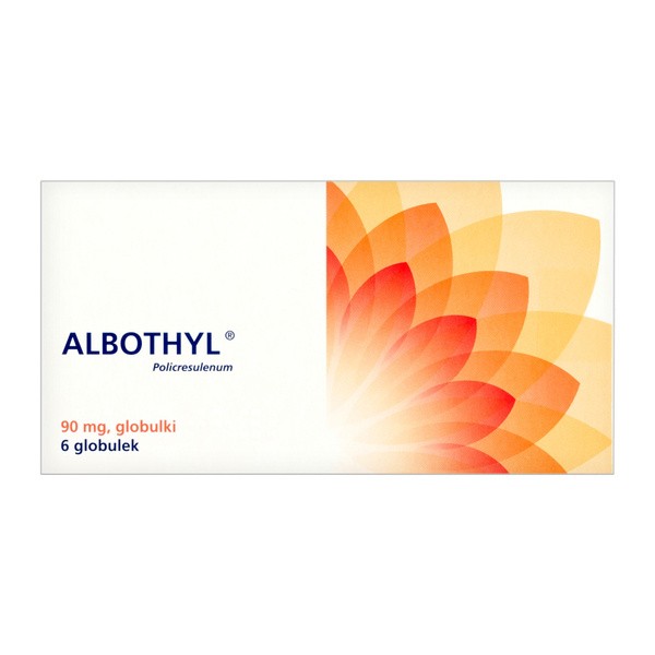 Albothyl, 90 mg, globulki dopochwowe, 6 szt.