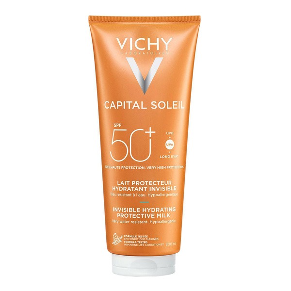 Vichy Capital Soleil, Mleczko do twarzy i ciała SPF 50+, 300 ml