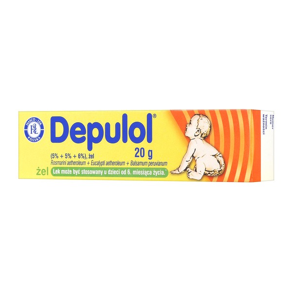 Depulol, żel do nacierania, 20 g