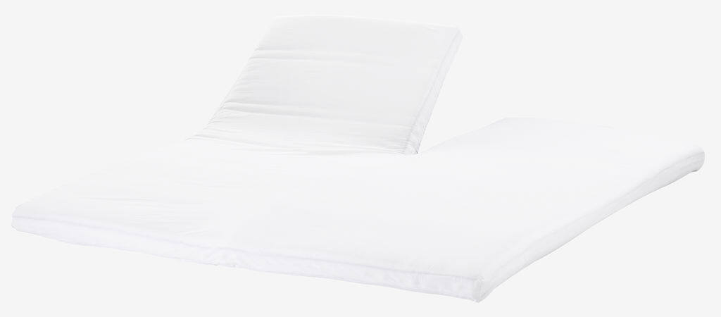 Jerseylagen ADA Guld med 1 slids ADA 180x200x6-10cm Hvid