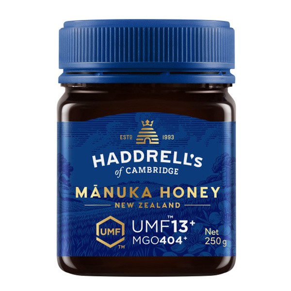 Haddrell's, Manuka Honey, miód manuka UMF13+, MGO404+, 250 g