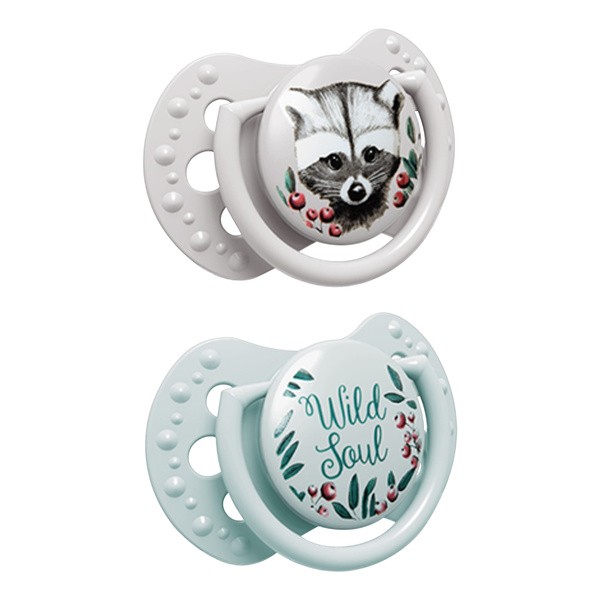 Lovi Wild Soul, smoczek silikonowy dynamiczny, 6-18 m, boy, 2 szt.