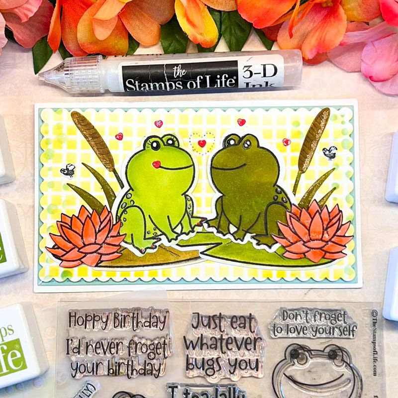 frogs2stamp Clear Stamp Set