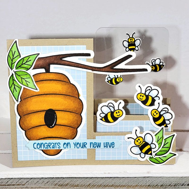 bumblebees2stamp Clear Stamp Set