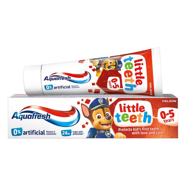 Aquafresh Little Teeth, pasta do zębów z fluorkiem, 0-5 lat, 50 ml