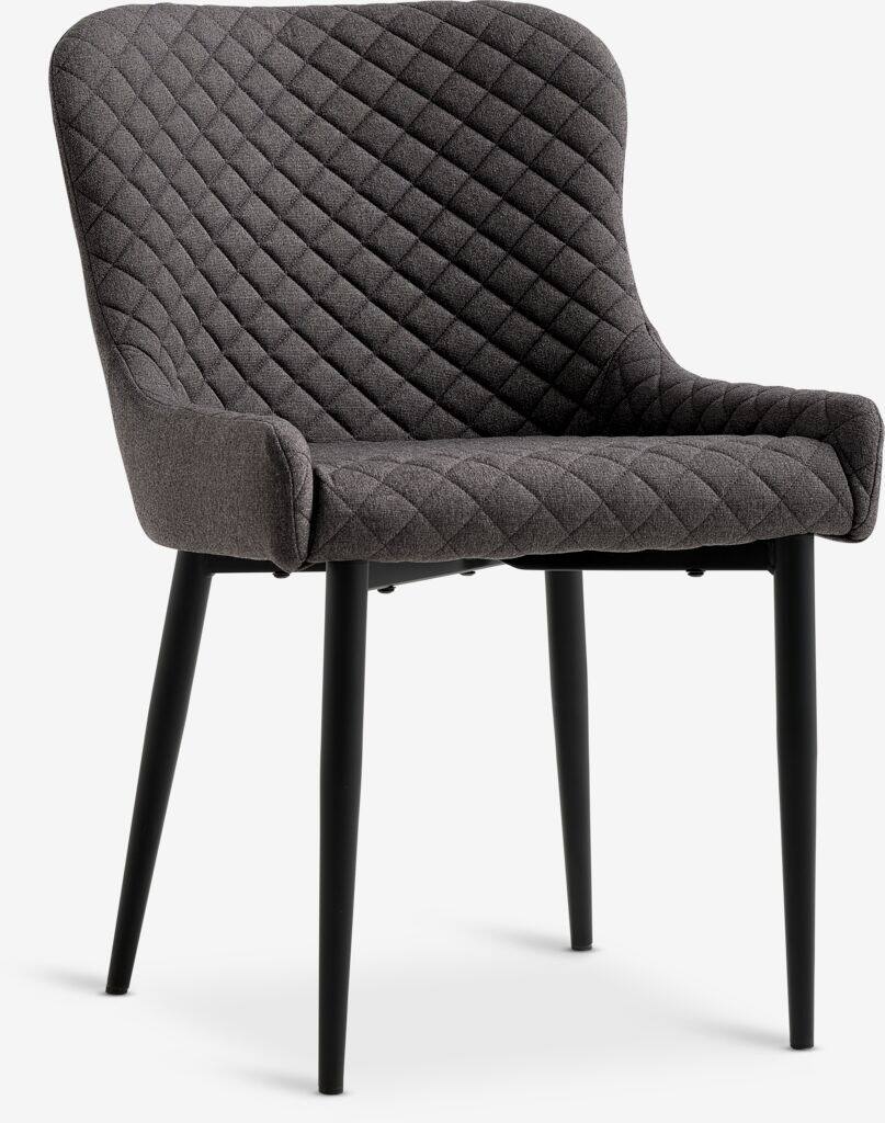 PEBRINGE Grå og Sort Spisestol