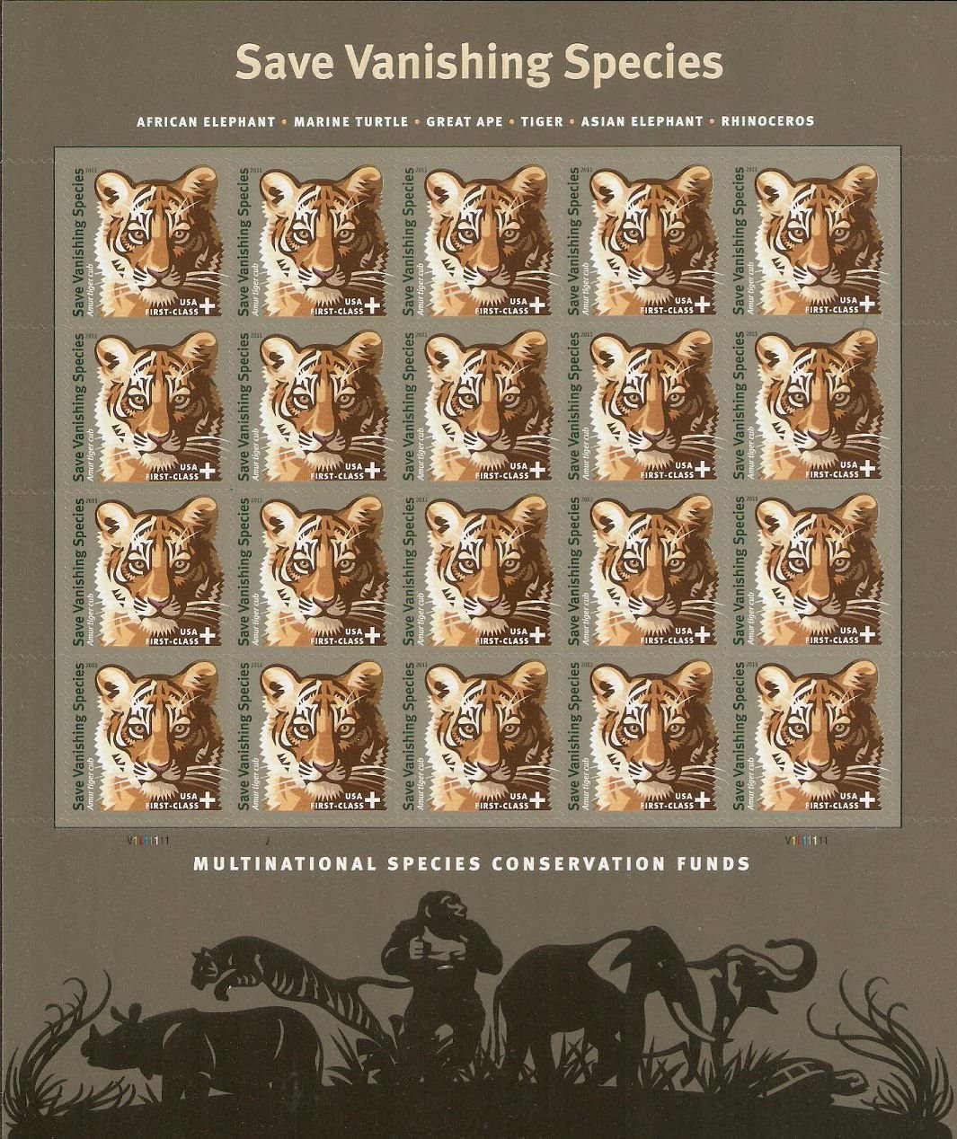 (2011) USPS Save Vanishing Species Postage Stamps