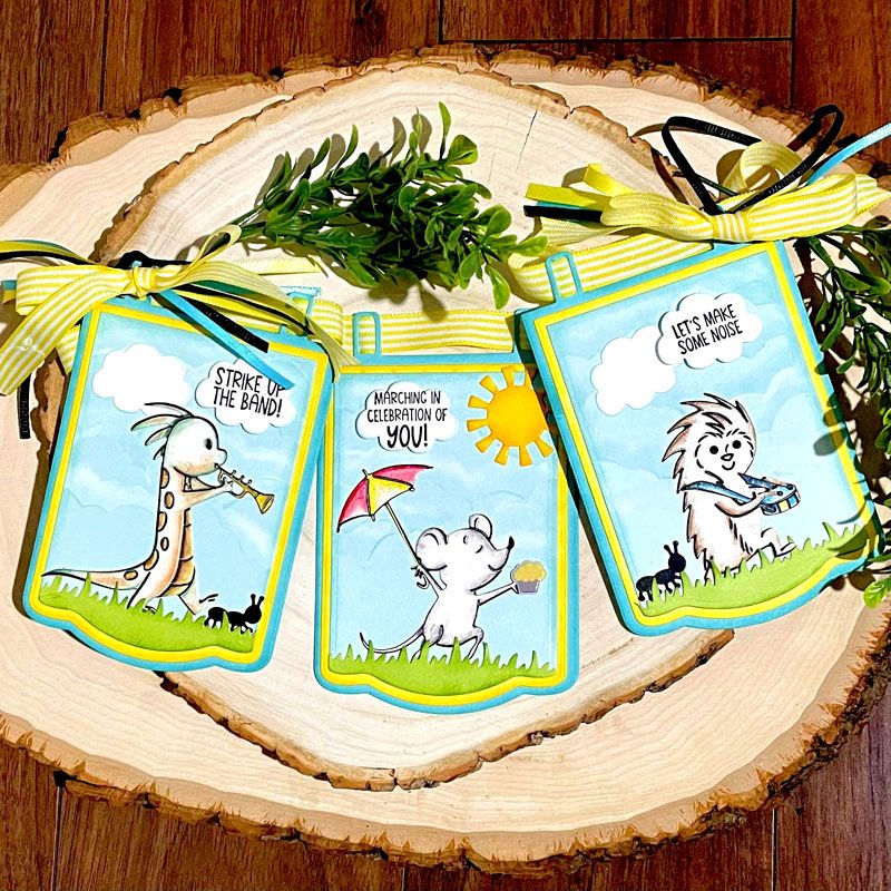 Parade Buddies 1 Clear Stamp Set