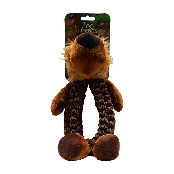 Duvoplus Zoo Friends Szarpak Ring Lew, zabawka dla psa, 1 szt.