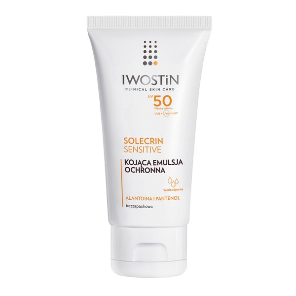 Iwostin Solecrin Sensitive, emulsja ochronna SPF 50, 100 ml