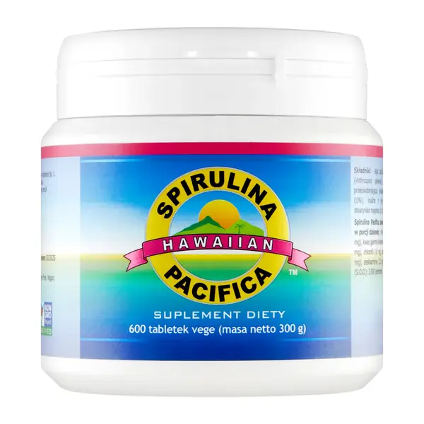 KENAY Spirulina Pacifica, 500 mg, tabletki, 600 szt.