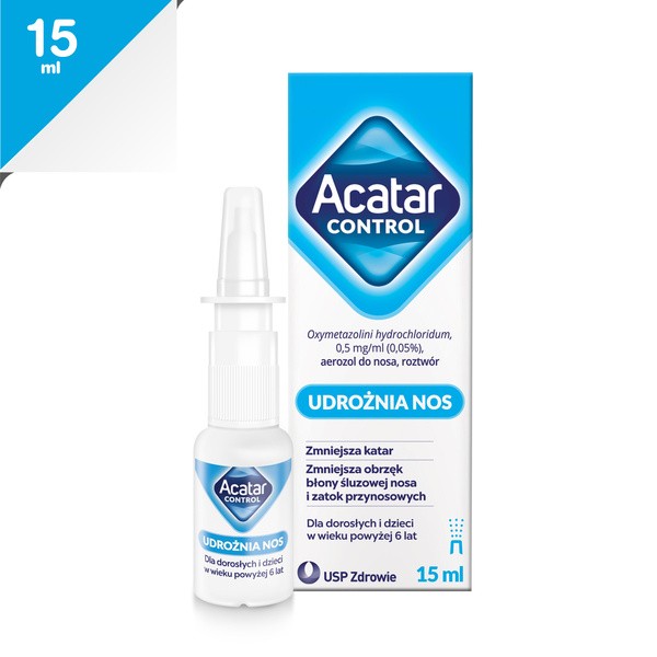 Acatar Control, 0,5 mg/ml (0,05%), aerozol  do nosa, 15 ml